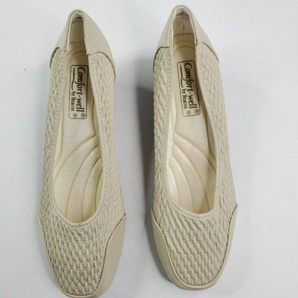 Stretch'n Form by Beacon Beige Women Comfort Shoes Size 8.5/9/10 New - Picture 8 of 10